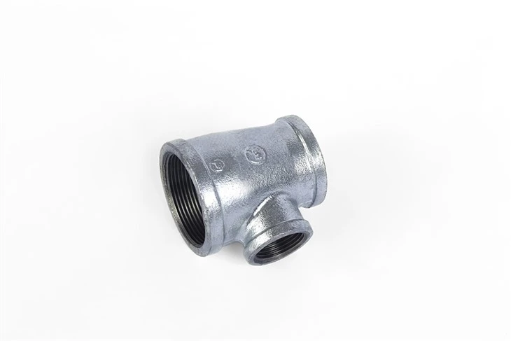Malleable Iron Reducing Tee Pipe Fitting